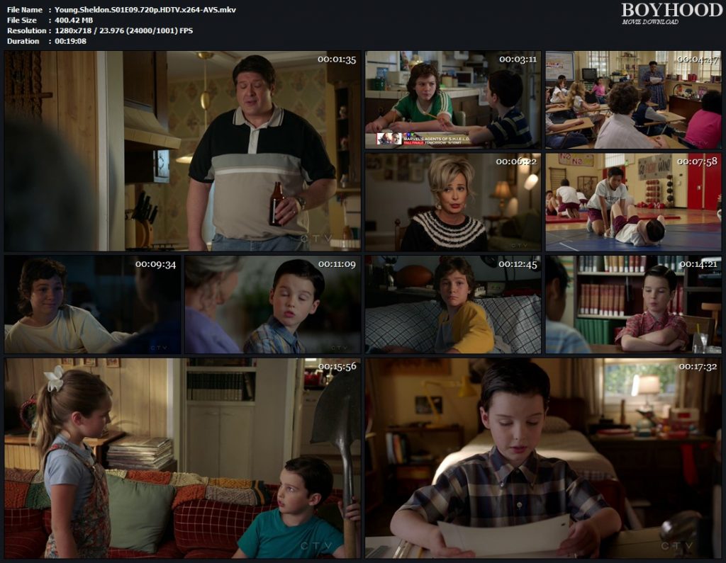 Young Sheldon S01E09 720p